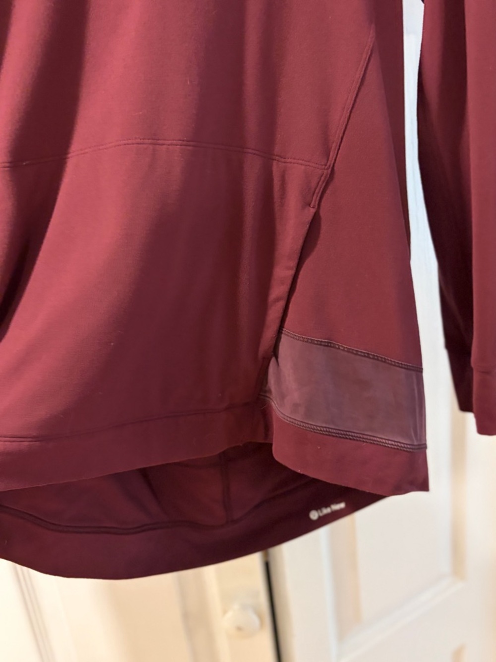 Lululemon Lightweight Burgundy Hoodie | Athleisure Pullover | - Picture 5 of 7